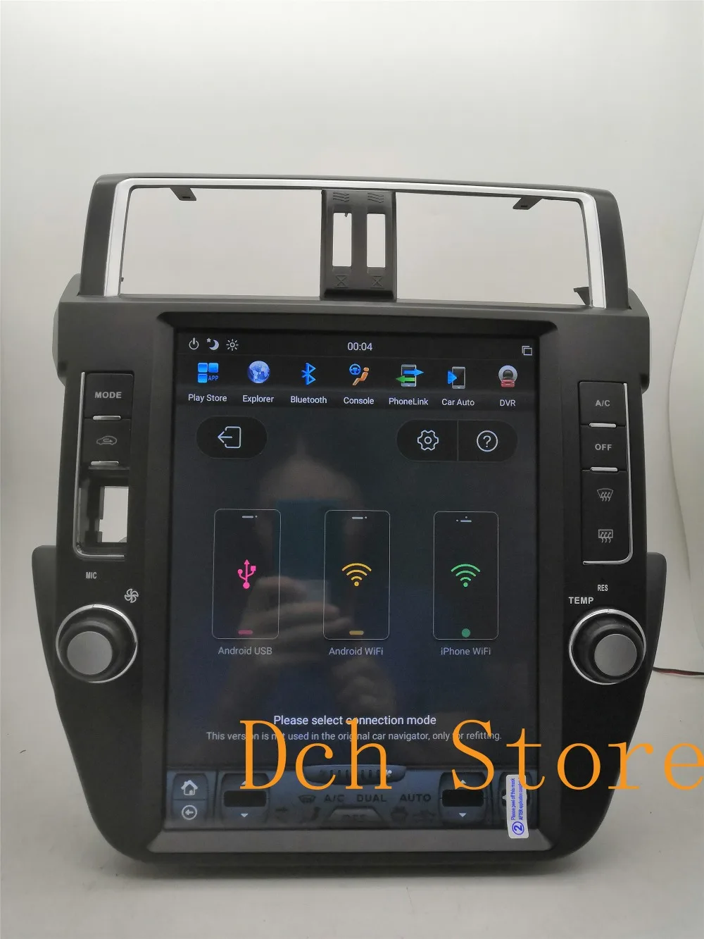12,1 ''радио tesla стиль Android 8,1 автомобильный DVD gps навигатор для Toyota Land Cruiser Prado PX6 CARPLAY