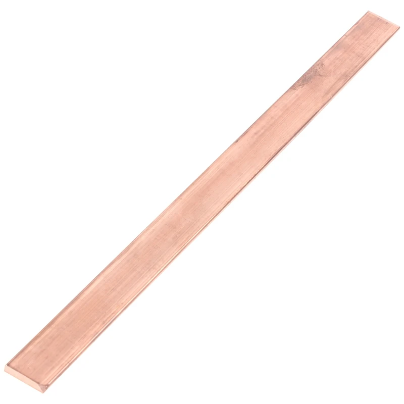 

SHGO HOT-99.6% T2 Purple Copper Cu Flat Bar Plate 3mm x 15mm x 250mm Metal Strip