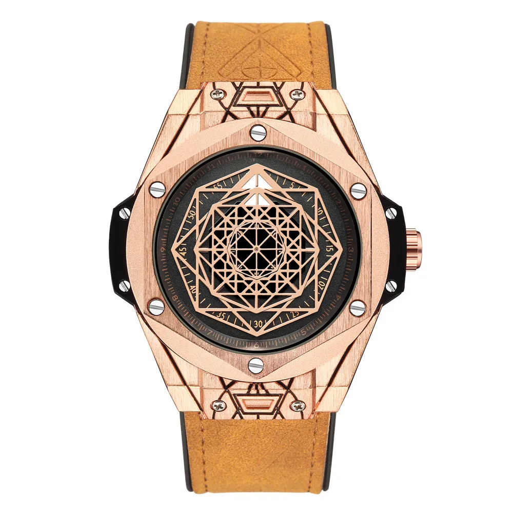 

Мужские автоматические механические часы, черные, серебристые, розовые, золотистые