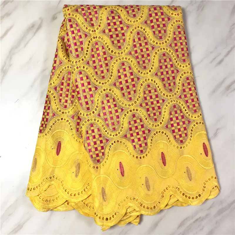 

100%Cotton Swiss Voile Lace Fabric High Quality Swiss Voile Lace In Switzerland Lace Fabric with Stones PL1022