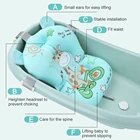 Портативная подушка для детского душа, нескользящая сетка мат для ванны, плавающая подушка, безопасное сиденье для новорожденных, подушка для безопасности