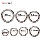 100 шт рыболовные кольца из нержавеющей стали сплит кольца высокого качества усиленное твердое кольцо приманка соединительное кольцо для рыболовных аксессуаров