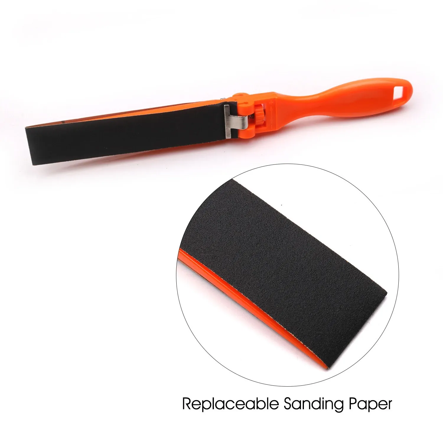 

Sanding Stick File Replaceable Abrasive Strips for Guitar Fret Sandle Leveling Crowning