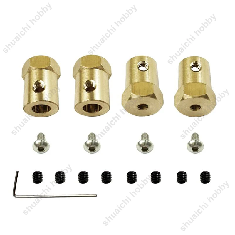 4 шт 5 мм 12 мм латунь переходное к