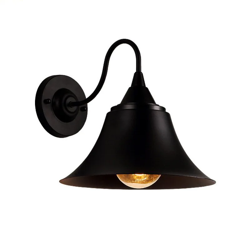 

American retro industrial style creative bedside lamp balcony aisle wrought iron nostalgic corridor bar cafe lamps MJ1125