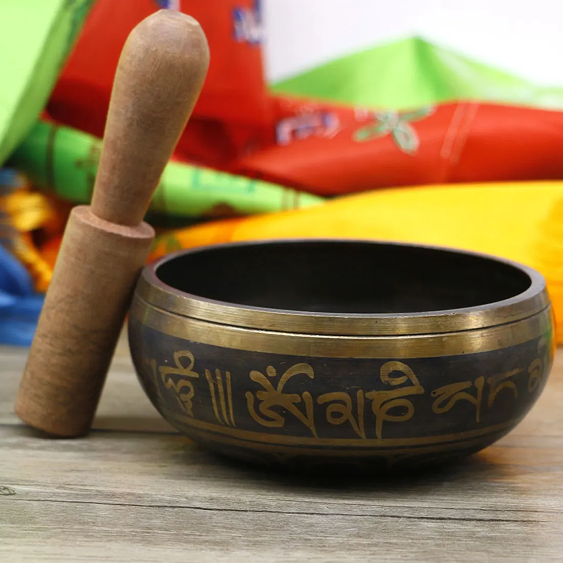

Yoga Tibetan Singing Bowl 7 Size Himalayan Hand Hammered Chakra Meditation Religion Belief Buddhist Supplies Home Decoration