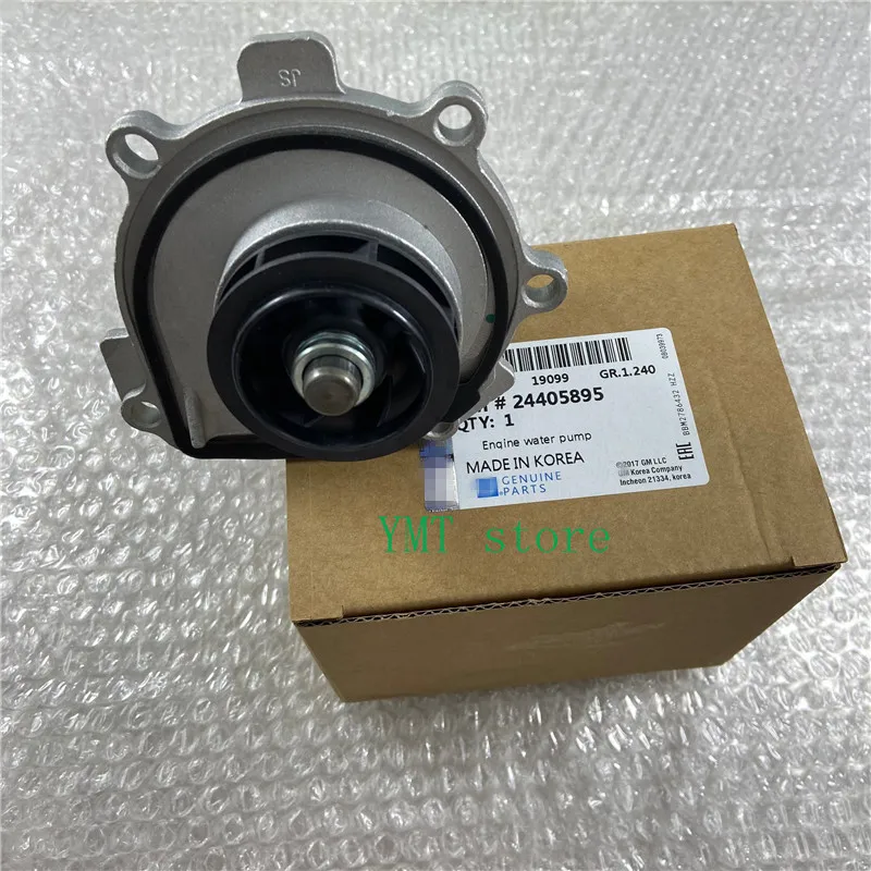 Водяной насос двигателя 24405895 оригинал для 08-14 Chevrolet Aveo CRUZE SONIC Pontiac G3 SATURN 1.8L VAUXHALL ASTRA