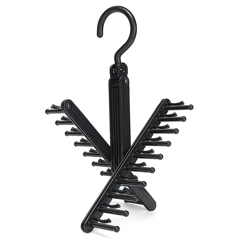 20 рядов Съемный зажим для галстука подходит хранения стойки пояса шарфы отделки