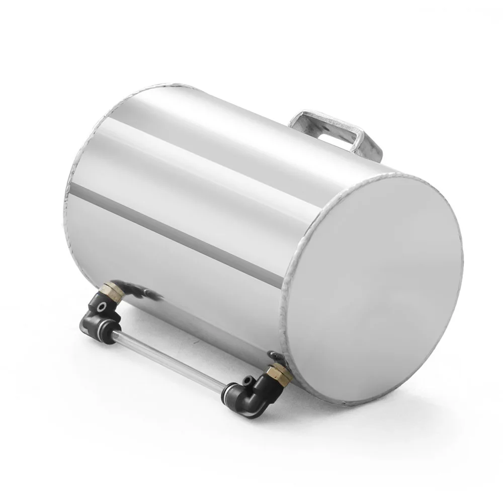 1.75L 1 75 литра полированный алюминий круглый маслоуловитель БАК с вентиляционный фильтр топливного бака