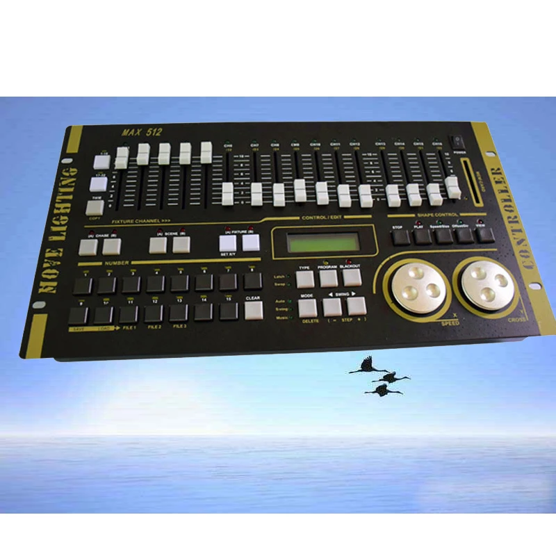 Hot Sale Max 512 DMX Controller With Inter Program Stage Light MAX Master Console For XLR-3 Signal Led Par Moving Head | Лампы и