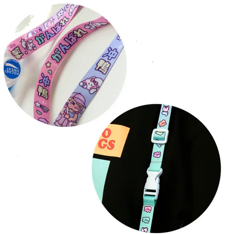 Kawai Portable Water Bottle Lanyard Cute Cartoon Drink Outdoor Travel Buckle Strap Cup Accessories | Дом и сад