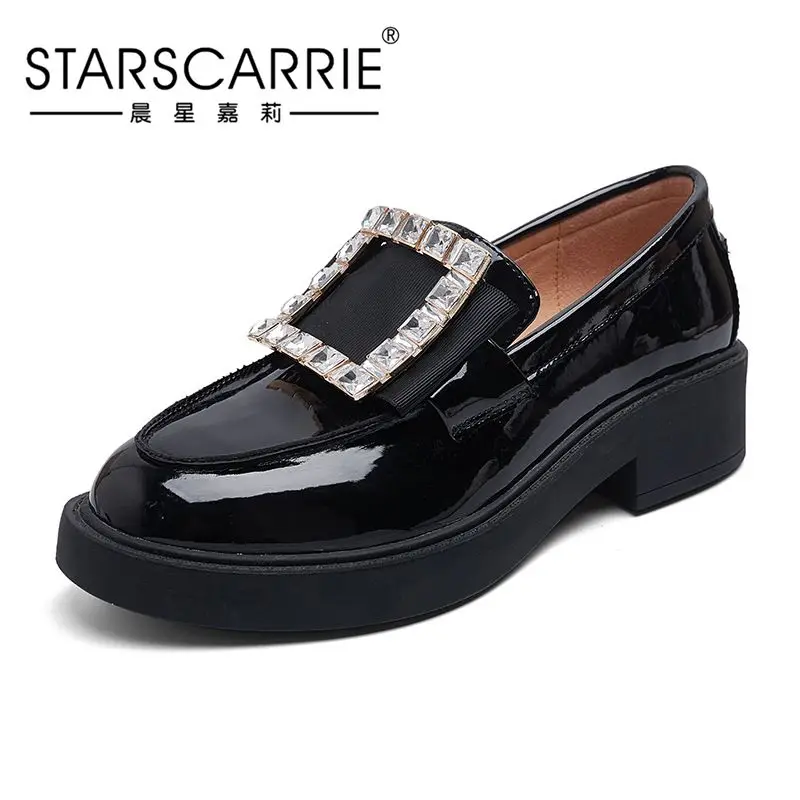 

Small leather shoes women British style 2020 new women's shoes spring 2020 fashion shoes women's buckle leather single shoes