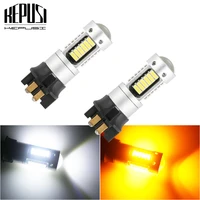 2x canbus pw24w pwy24w ledlight 6w 4014 led turn signal light lamps drl daytime running light for audi vw golf bmw