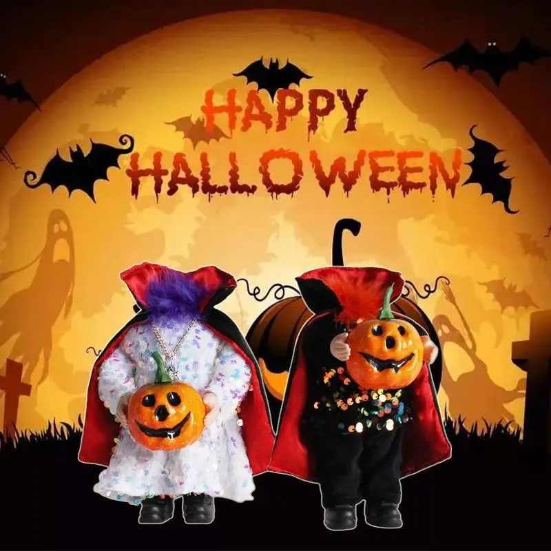 

Halloween Headless Pumpkin Figurine Ghost Festival Trick Doll Atmosphere Props Decoration Halloween Party Gift Horror Decoration