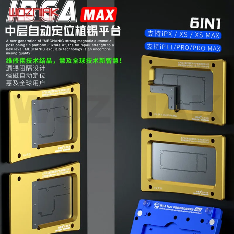 MECHANIC iBGA Max для IPHONE мобильный телефон IPX XSMAX IP11 11PRO MAX среднее автоматическое