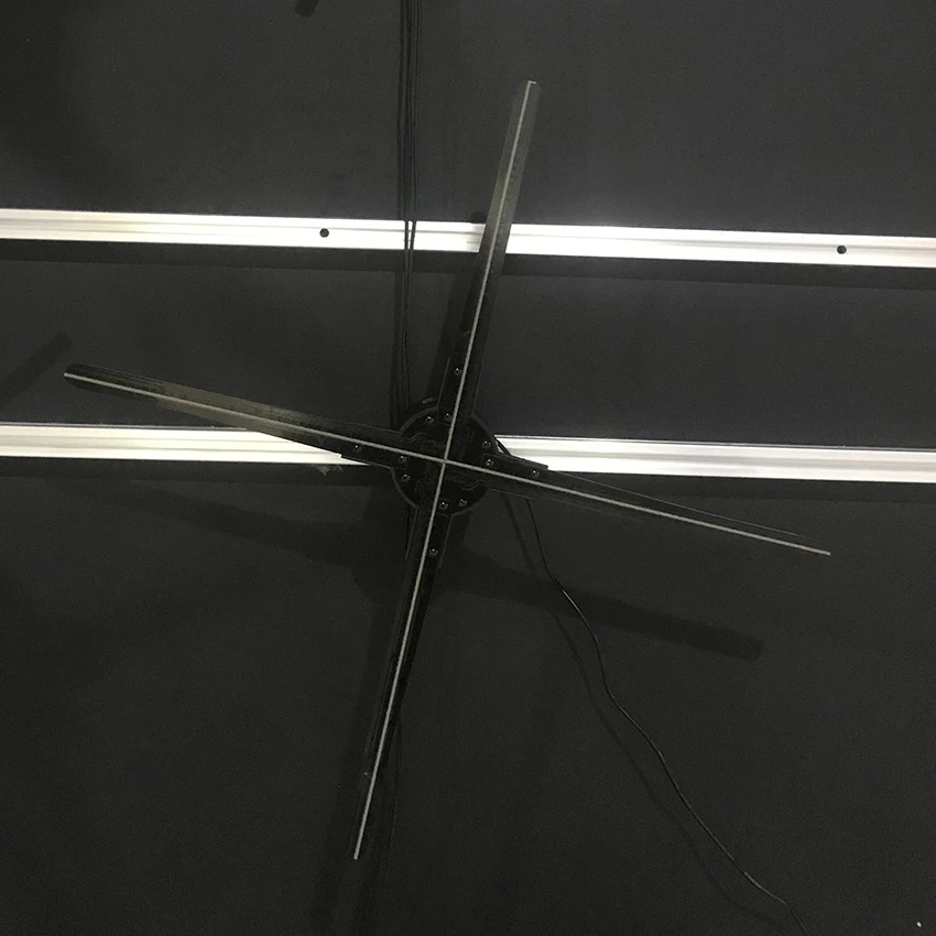 

sales promotion new arrival 70cm 3D hologram fan led hologram fan wifi app control holographic advertising light fan screen