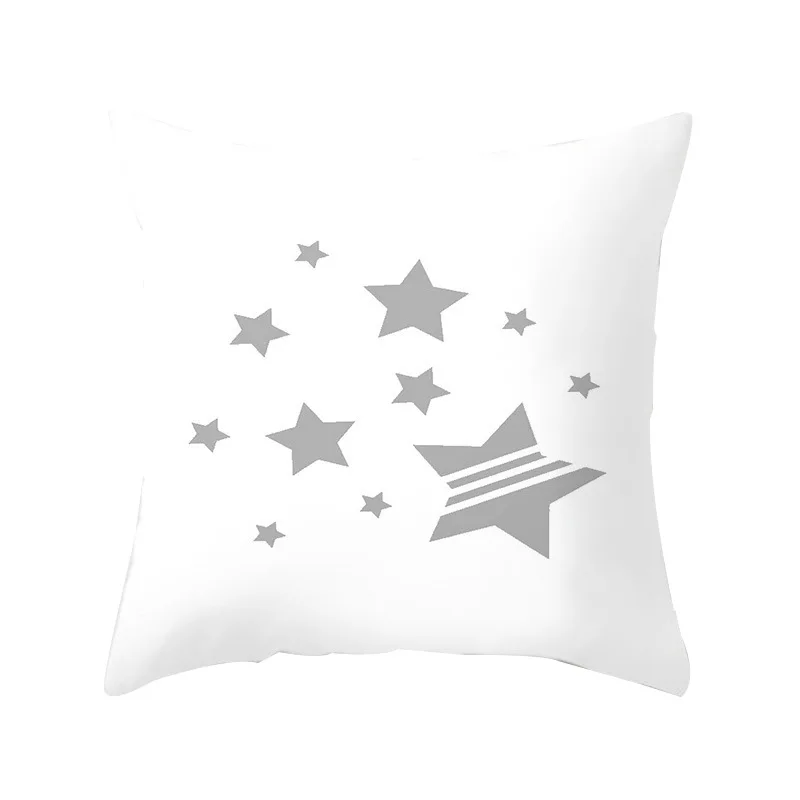 

2021 new cartoon square pillow for kids simple and refreshing animal pillowcase suitable for home furnishings 45*45cm