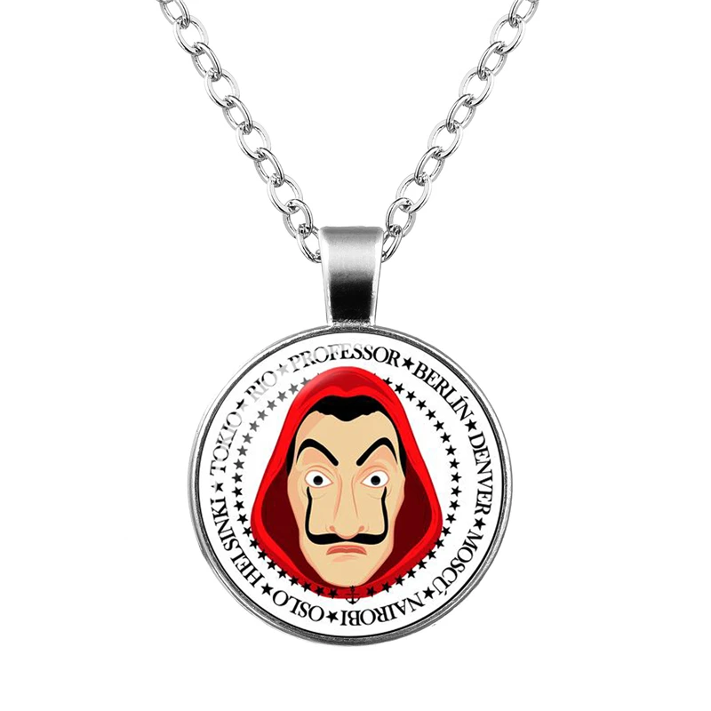 Кулон в виде домика папера брелок для денег La Casa De Papel ювелирное изделие