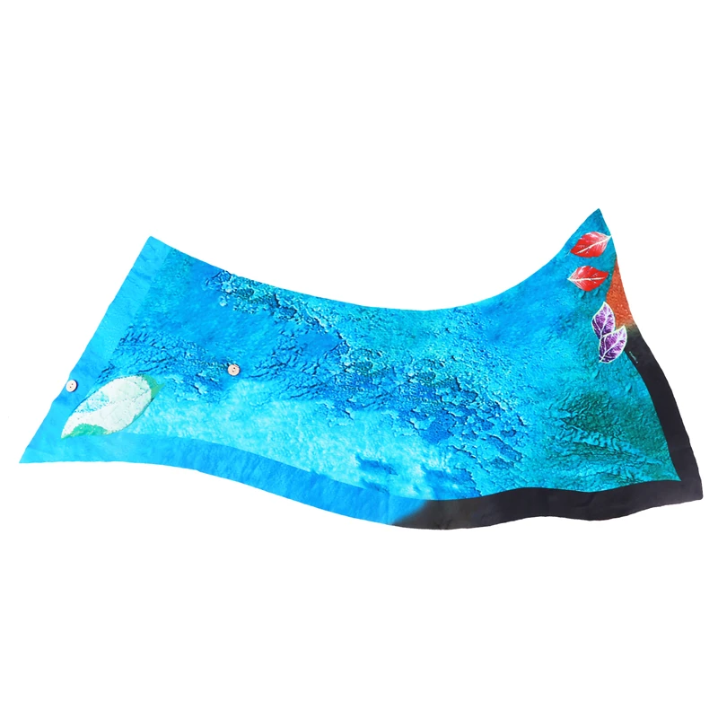 

2020 New Scarf Women Fashion Women Leaf Printing Button Soft Wool Wrap Casual Warm Scarves Shawls 5 Colors