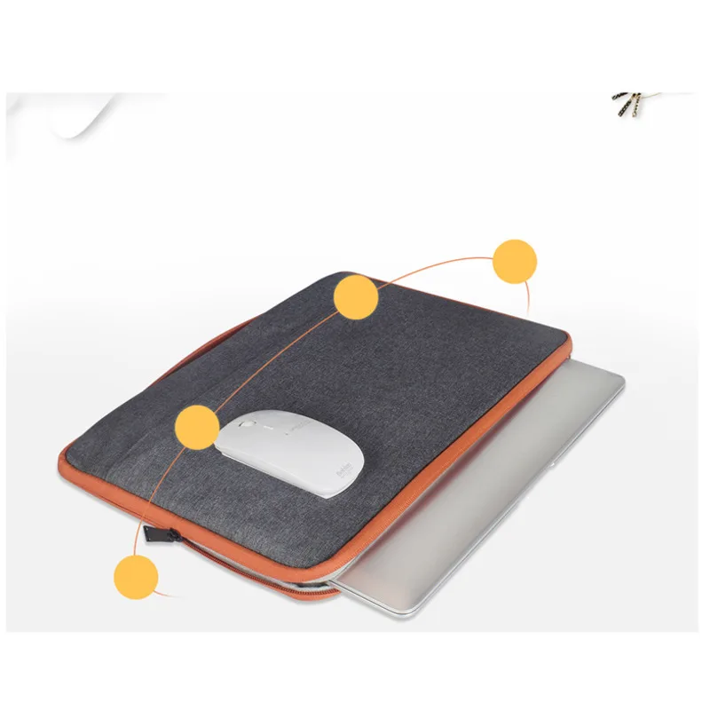 new ultra thin laptop sleeve 11 12 13 14 15 inch computer notebook bags hand bag for macbook air pro acer lenovo dell chromebook free global shipping