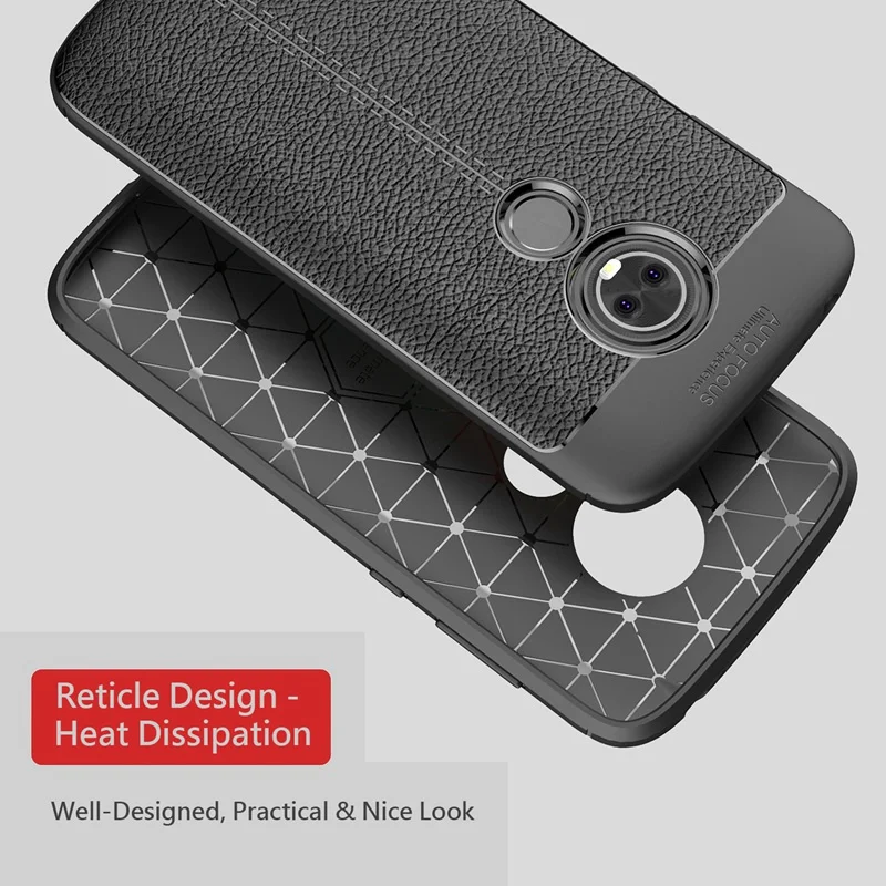 UPaitou чехол для Motorola Moto E5 G4 G5 G5S G6 E4 C Plus Z2 Z3 Play X4 Force силиконовый Litchi Мягкий ТПУ задняя