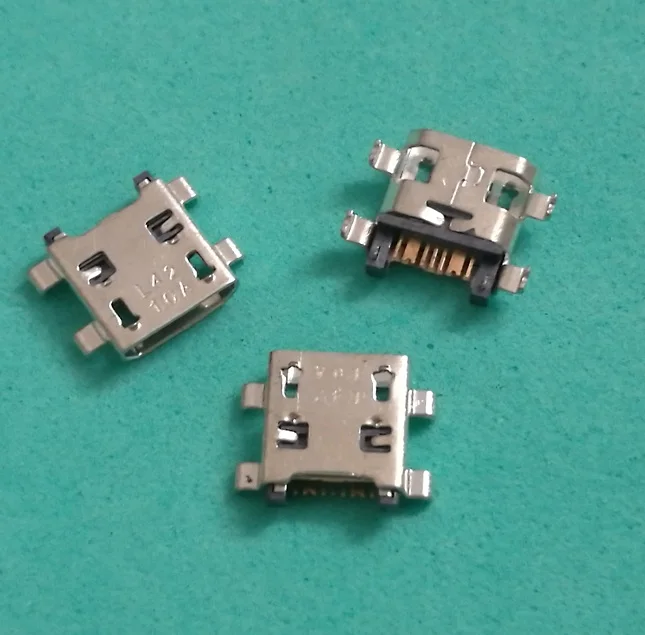 100 шт./лот Micro Usb разъем для зарядки samsung Galaxy I8262 S4 Mini I9190 I9195 I9197 док-станция гнездовой