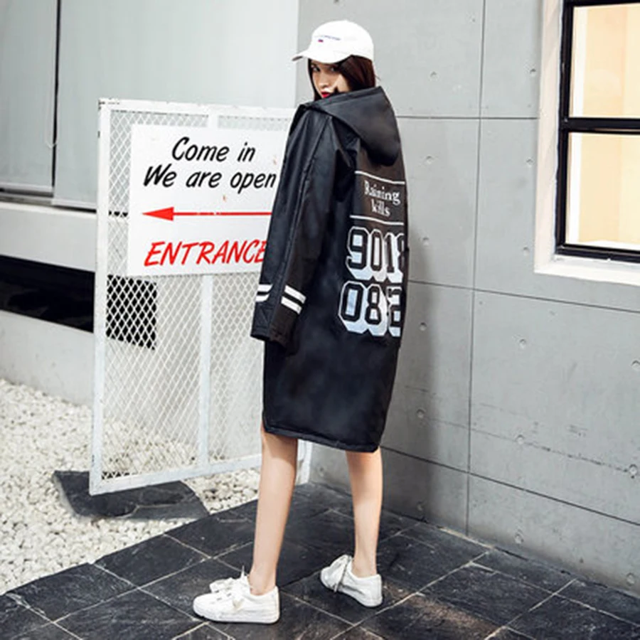 Мужской и Женский дождевик водонепроницаемый прозрачный желтый для мотоцикла