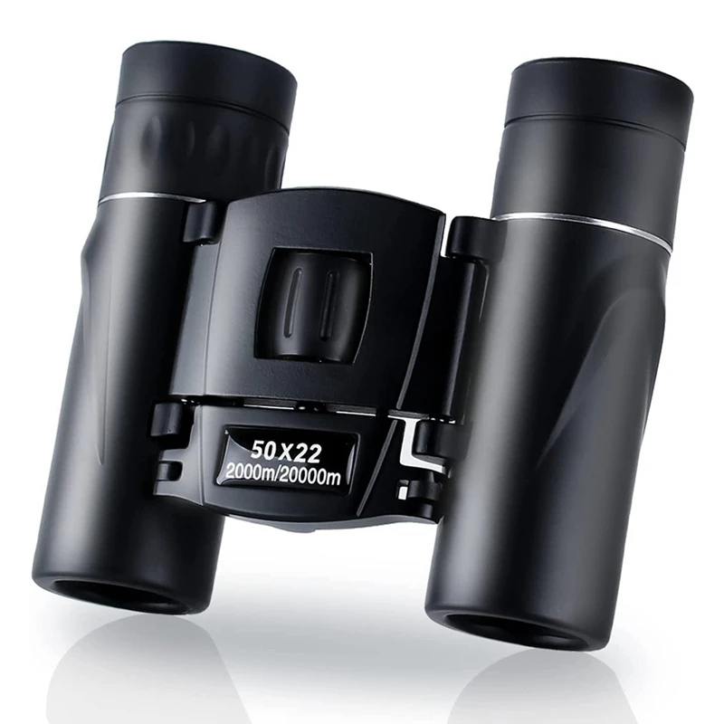 

50X22 Compact Binoculars with Clear Low Light Vision, Large Eyepiece Waterproof Binocular