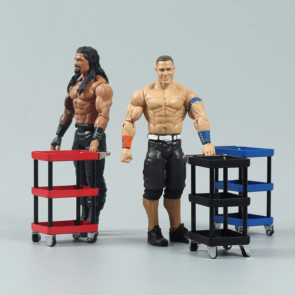 2-ярусная 3-ярусная металлическая ручная тележка для радиоуправляемых машинок