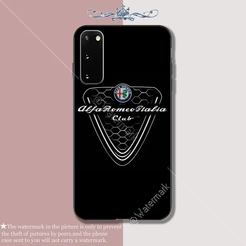 Роскошный силиконовый чехол для телефона Alfa romeo giulietta Samsung galaxy s6 s7 edge s8 s9 s10 lite s20 ULTRA
