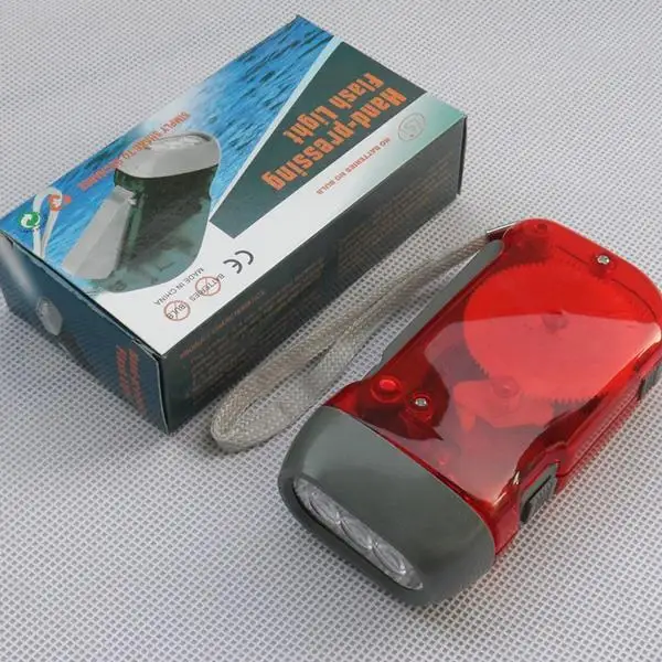 3 светодиодных Динамо подвесных фонаря яркий ручной Многоцветный полезный