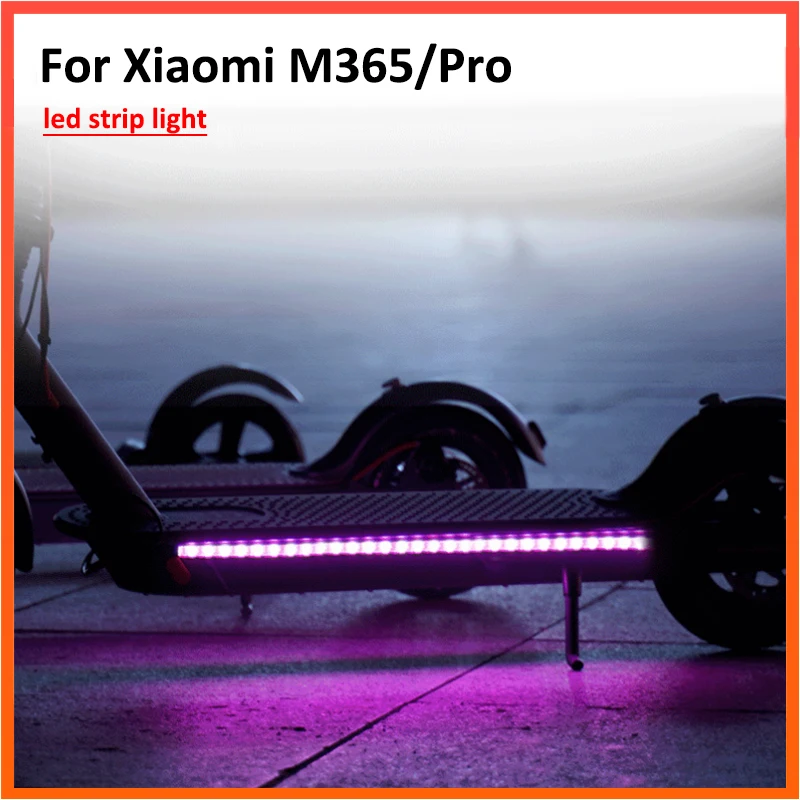 Светодиодная полоса света фонарик RGB бар лампа для Xiaomi M365 Электрический скутер