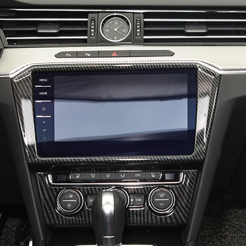 For VW Volkswagen Passat B8 / Arteon Wagon 2017-2020 Stainless 9.25“ GPS Screen Navigation Frame Trim Sticker Car styling | Автомобили и