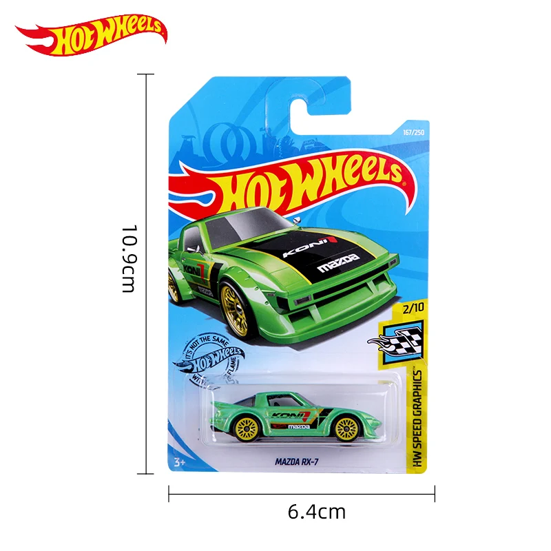 Hot wheels 1: 64MAZDA sedan(MAZDA RX-7)(гоночный автомобиль) hw speed graphics Коллекционное издание металлическая литая модель автомобиля