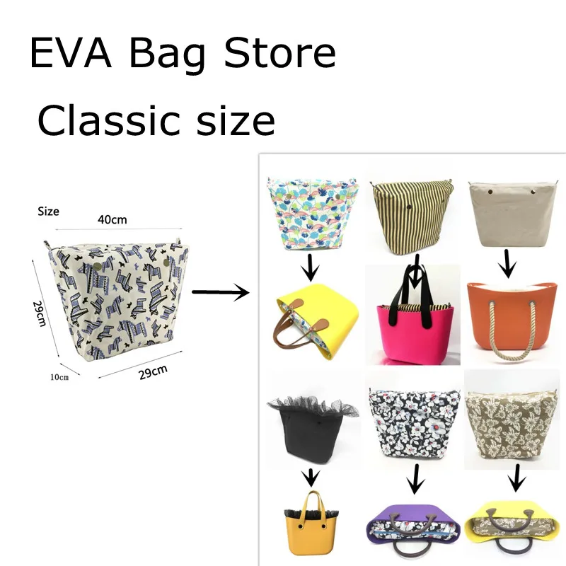 New Design Pattern 2021 The Organizer Standard Size Canvas BAG for Insert Obag Inner Bag Classic size 2021 images - 6