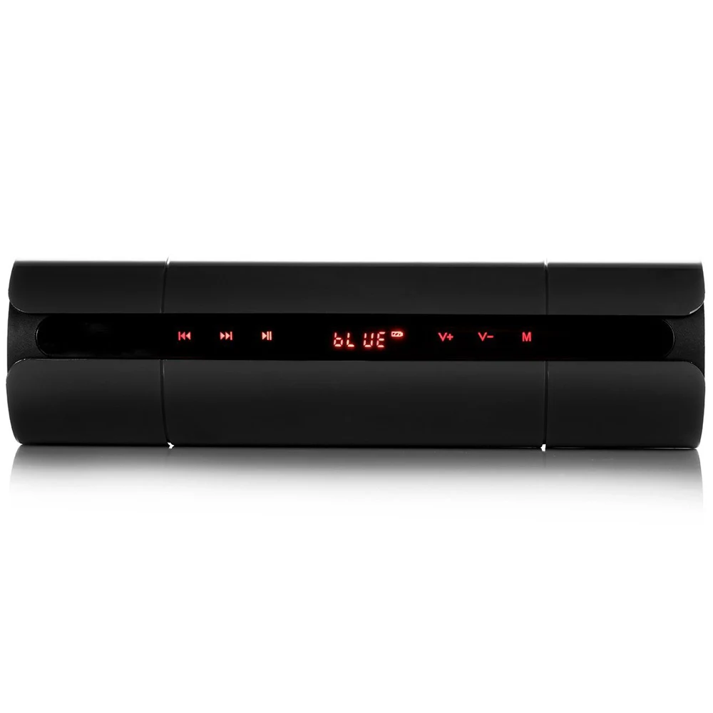 Портативный Bluetooth динамик с сенсорными кнопками светодиодный экран fm-радио Lound Динамик Поддержка USB TF карта плеер Громкая связь
