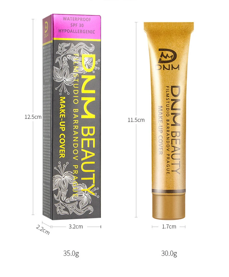 Чехол для макияжа лица аутентичный 100% 30 г праймер консилер основа