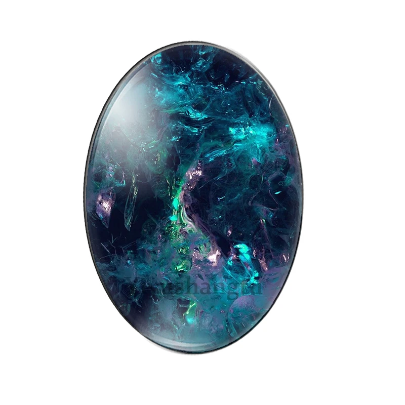 Beautiful starry sky graphics colourful 10pcs mixed 13x18mm/18x25mm/30x40mm Oval photo glass cabochon flat back Making findings | Украшения