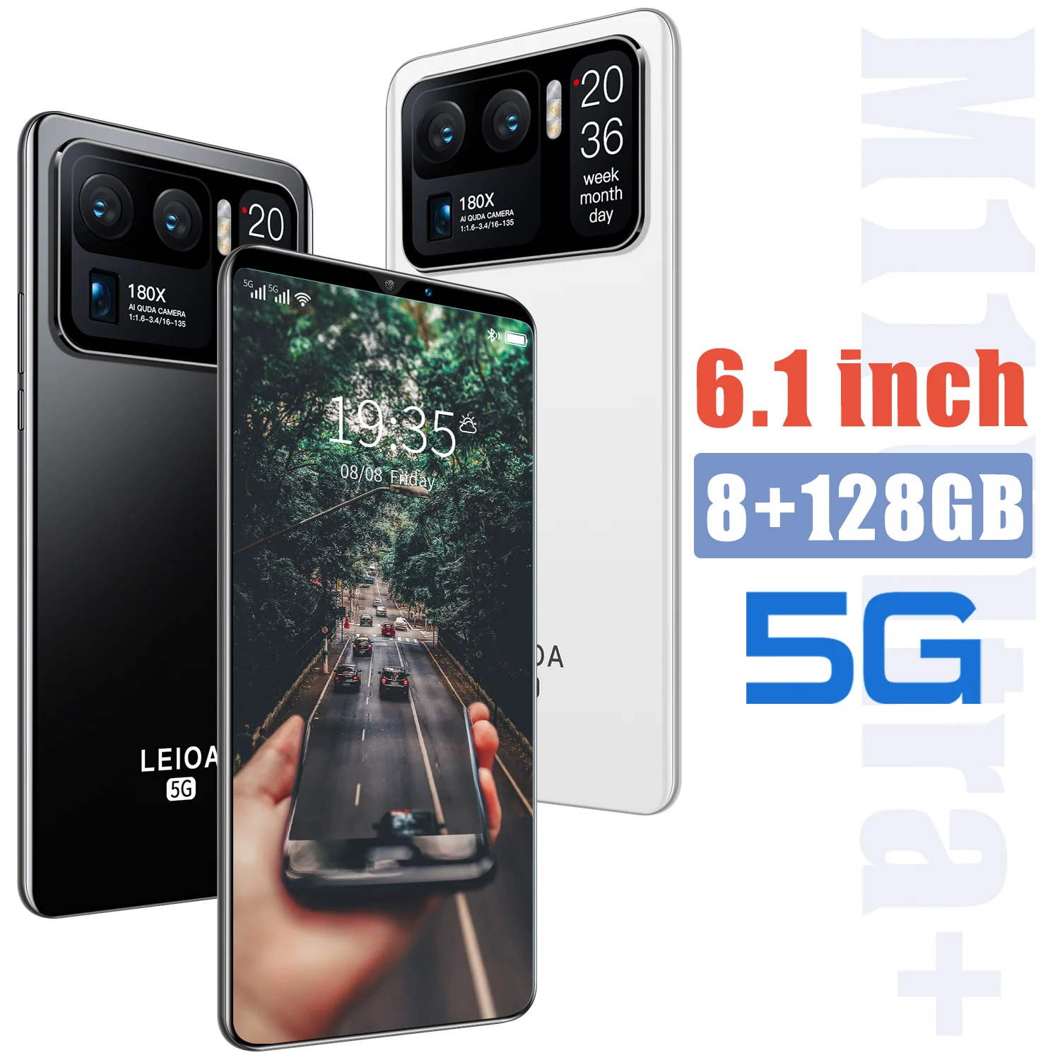 

Global Version Mi11 Ultra 6.1 Inch Smartphone 8G+256G Android Phone 4800mah Supports Google GPS New Product Launch 5G Phone
