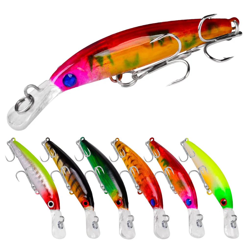 

Sinking Minnow Fishing Lure Wobblers 7cm 4g Isca Artificial Hard Bait Carp Fishing Wobbler Bass Pike Pesca Crankbaits Tackle