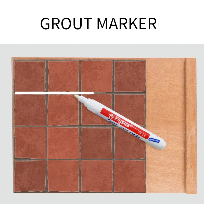 

1pc Tile Gap Repair Pen Anti-mildew Waterproof Seam Tile Floor Repair Color Pen Replaceable Head Marker Pen Repair agent