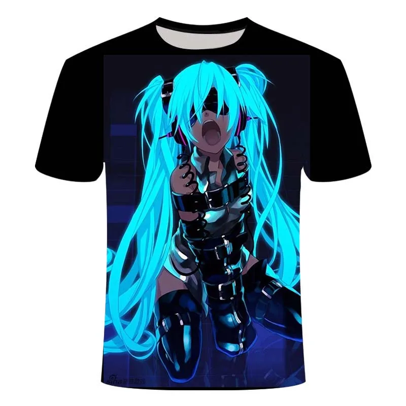 

Men and women T-shirt 3D sexy anime character fashion Harajuku style short-sleeved t-shirt 2020 summer new hot
