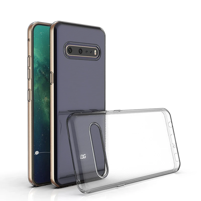 Для LG V60 V50 V40 V30S V30 G6 G7 G8S G8X G8 K61 K50 K42 K40S K30 Q6 Q70 ThinQ 5G тонкий кристально прозрачный