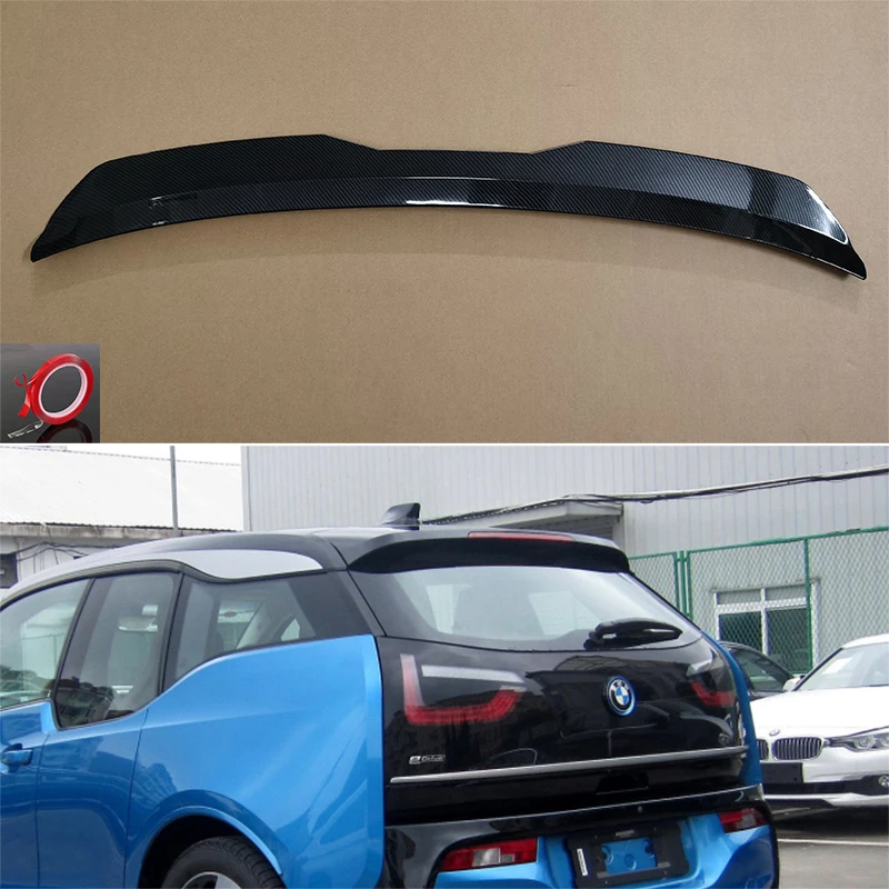 

Использование для BMW I3 2011-2021, спойлер на крышу, заводской стиль, углеродное волокно, аксессуары, обвес