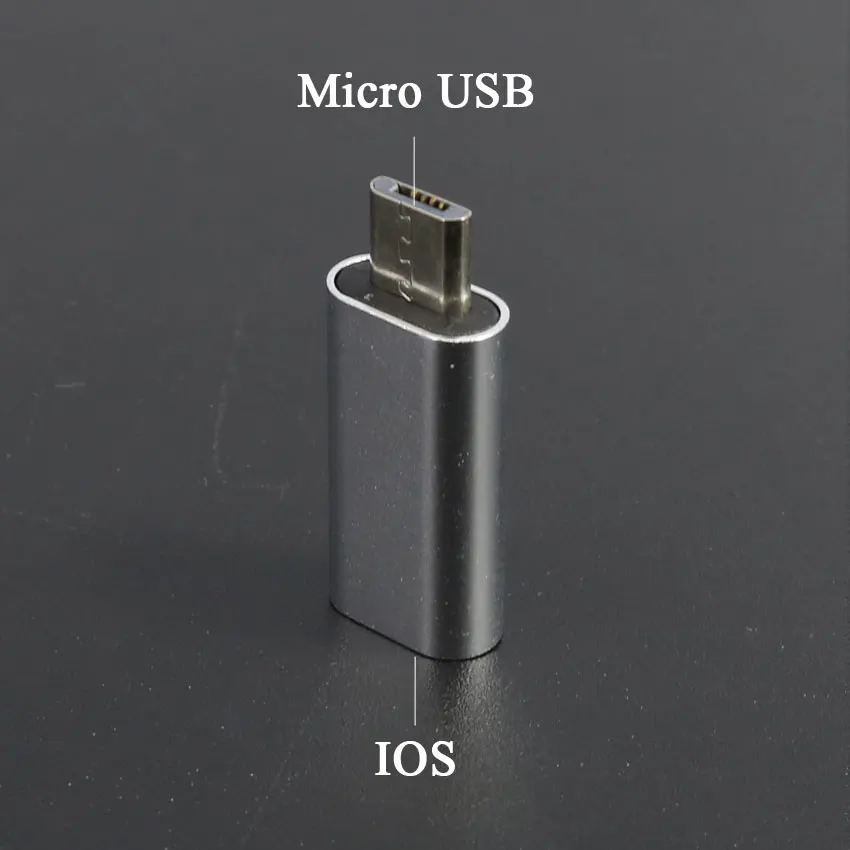 Серебристый кабель для зарядки данных конвертер адаптер IOS/Android Micro USB Type-C к 3 0 USB-C |