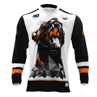 hot sale angry tiger mtb motocross jersey downhill jersey off road mountain long sleeve