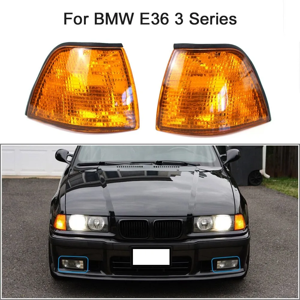 

Corner Light Lens Replacement Amber Indicator Lamp Side Corner Signal Light Fog Light Lens Amber Fog Lights Fog Amber