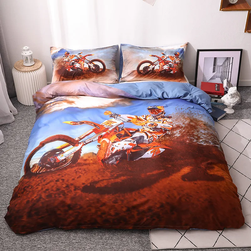 

3D large version of sports wind mountain motorized paragliding quilt cover 2/3 sets