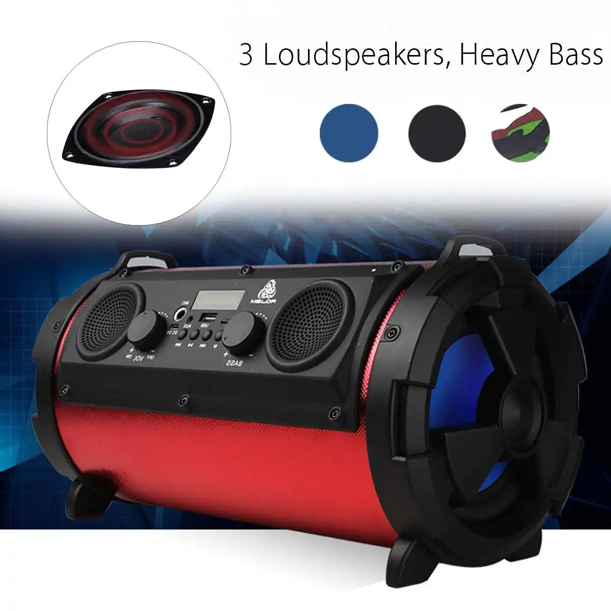 30 Вт Hifi bluetooth динамик громкий динамик s Саундбар сабвуфер Музыка звук стерео Бас FM радио открытый портативный уличный динамик s