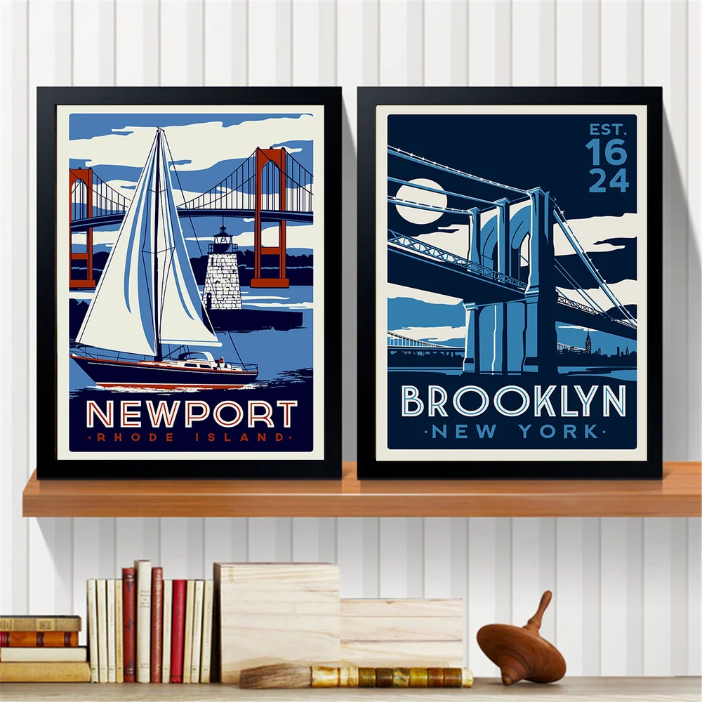 Винтажная живопись Аруба морской вид декор для гавайской комнаты печать на